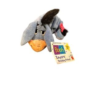 Disney Pooh Eeyore Beanbag Friend Plush Mattel Collectible Toy